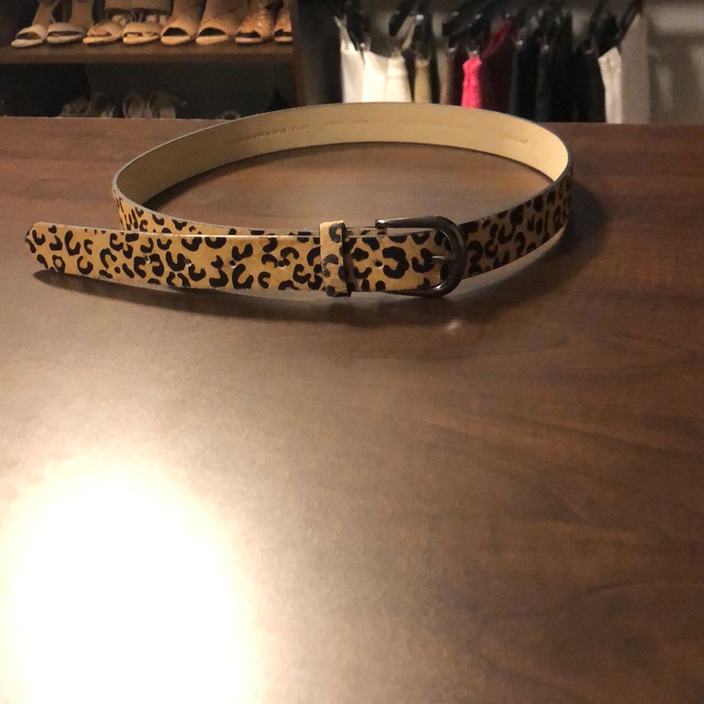 Cheetah Print Belt